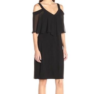 MSK Cold Shoulder black dress size 10